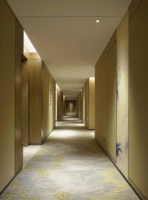 高档酒店设计 酒店走廊装饰 酒店走廊装修效果图 
