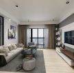 现代风格135平米四居室客厅沙发装修效果图