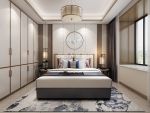 万景荔枝湾新中式风格138平米三居室装修案例