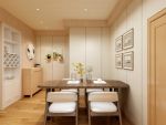 欣安小区95平米三室一厅一卫一厨日式风格装修案例