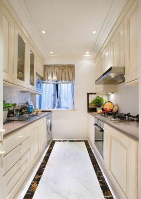 厨房橱柜效果图片欣赏 家庭厨房装潢效果图 家庭厨房装修图片 
