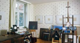 書桌衣柜一體效果圖，滿足小戶型的書房夢