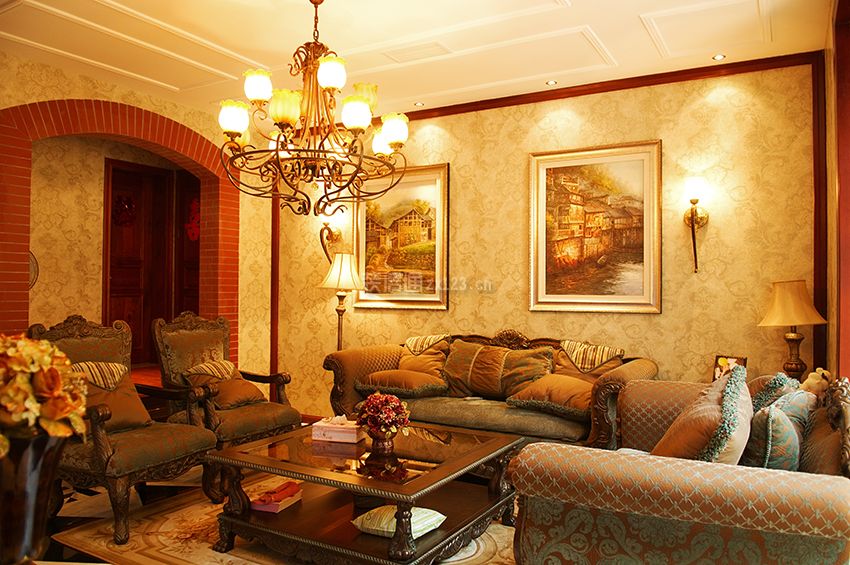 新古典客厅沙发 新古典客厅风格 