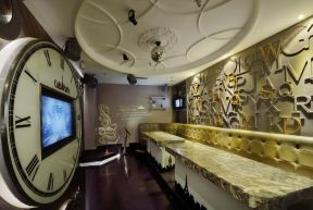 广州主题ktv包房影视墙装饰设计效果图