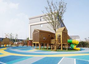2023南宁私立幼儿园室外游戏区装修设计图