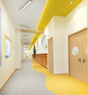 幼儿园走廊设计效果图 幼儿园走廊装饰 幼儿园走廊装饰图