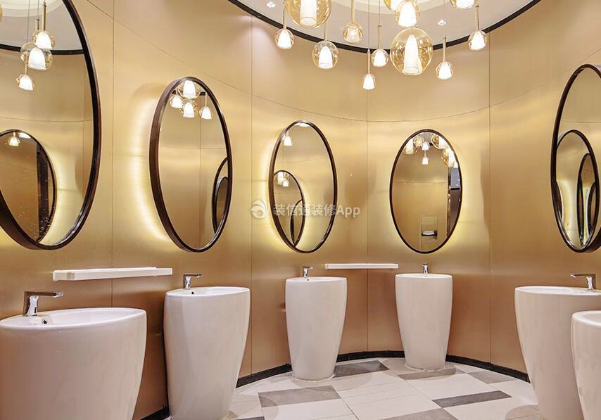上海购物中心公共洗手间设计装修图片