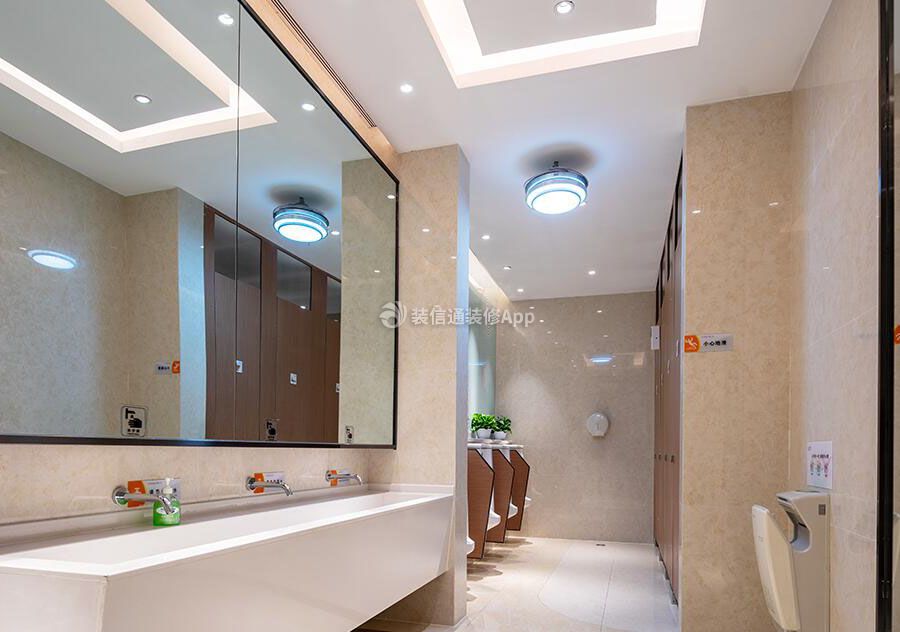 上海购物中心洗手间装修设计效果图片