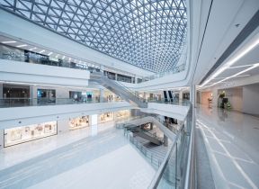 上海商场装修设计效果图 购物中心室内设计 