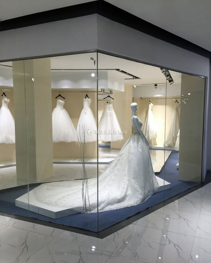 上海商场婚纱店面装修设计图片2023