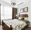 南宁128平美式风格卧室实木床图片