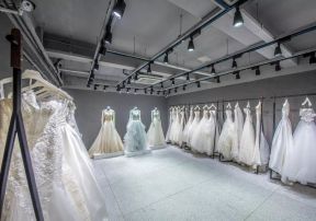 上海时尚婚纱店铺装修设计图片