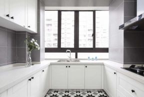 厨房橱柜效果图 白色厨房装修 白色厨房装修效果图 
