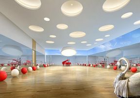广州国际幼儿园音体室吊顶装修设计图