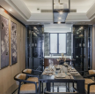 南宁中式风格室内饭厅装修效果图2023