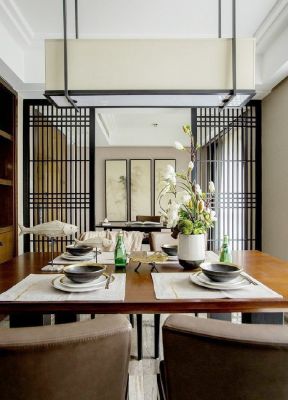 中式餐厅装饰设计 中式餐厅图片  中式风格餐厅装修设计
