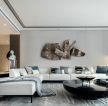 南宁现代风格客厅沙发背景墙装饰效果图