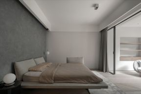灰色卧室 简约卧室装修效果图大全 卧室简约设计效果图 卧室简约设计图片