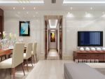 瑞河耶纳155平米新中式风格四居室装修案例