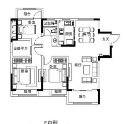 信达天御·荔枝公馆户型图