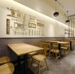 2023南宁餐饮店背景墙装修装饰图片