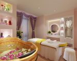 广州市美容院室内美容床装饰图片2023