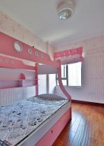青岛128平家庭儿童房高低床设计图片