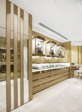 上海珠宝店展示柜装修设计图片2023