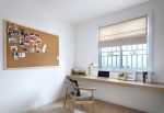 武汉98平简约风格房屋飘窗书桌装修设计