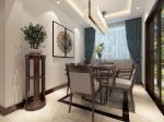 紫竹华庭现代中式风格150平米二居室装修案例