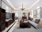 紫竹华庭现代中式风格150平米二居室装修案例