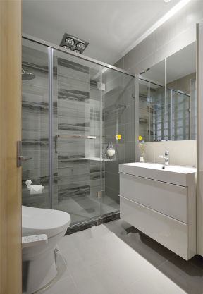 卫生间淋浴房效果图片  卫生间淋浴房装修效果图 现代卫生间装修效果图大全 