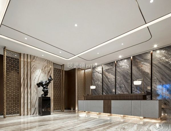 上海酒店装修大厅图片