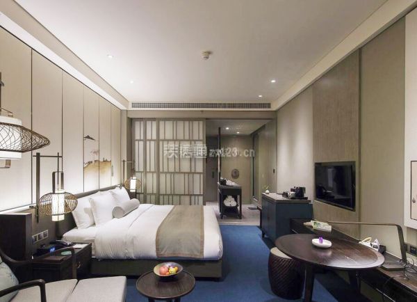 上海酒店装修客房图片