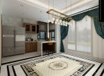 名悦山庄210平美式风格四居室装修案例