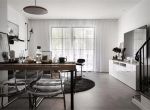 【成都艺典装饰】100平米简约风格两室装修 黑白灰色调打造的简约舒适之家