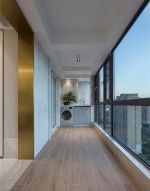 皇朝新城150平三居室现代简约风格装修案例