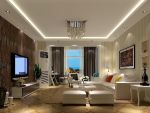 百旺杏林湾现代风格100平米三居室装修案例