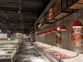 2023上海商场超市生鲜区设计图片