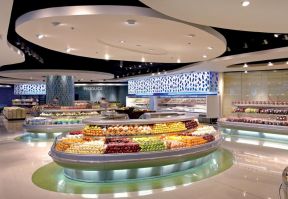 超市设计装饰 超市装饰设计效果图 超市室内装修 超市设计装修 