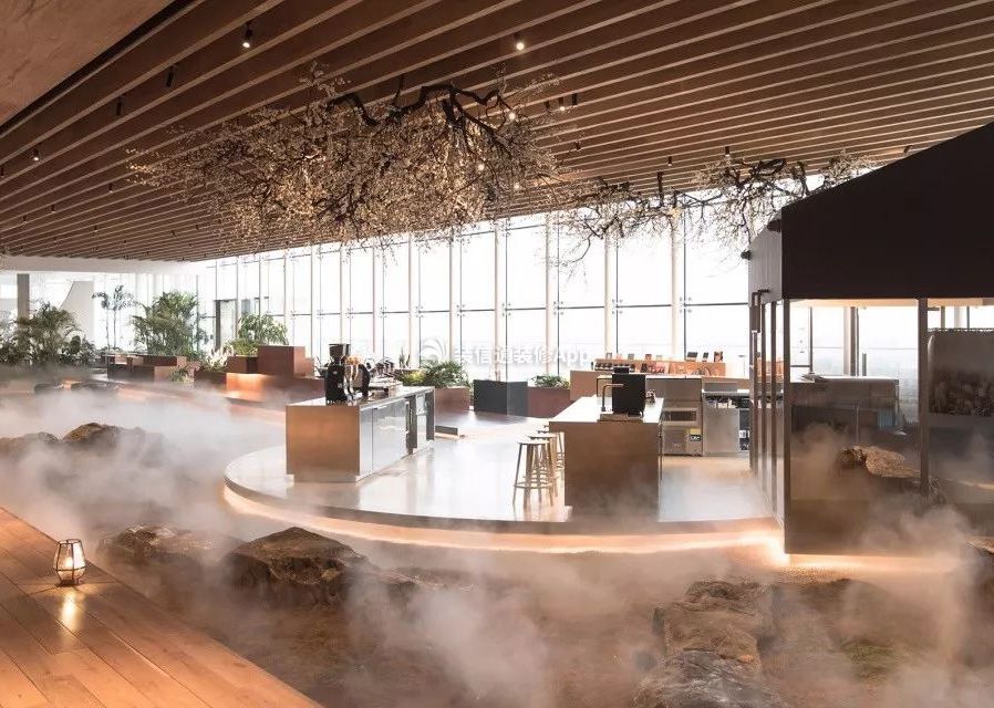 上海现代简约咖啡厅装修设计图片2023
