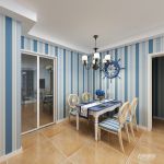 军宏园地中海风格90平米二居室装修案例