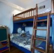 武汉美式风格儿童房高低床装修设计图2023