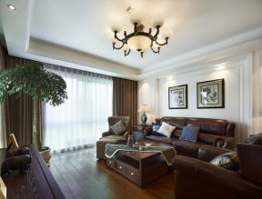 美式风格客厅装修图 美式风格客厅沙发 
