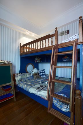 儿童高低床设计 儿童高低床图片大全  儿童卧室效果图