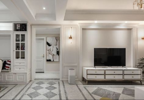 国际百纳100平三居室现代简约风格装修案例