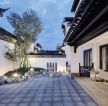 武汉古典中式别墅庭院大门装修设计图