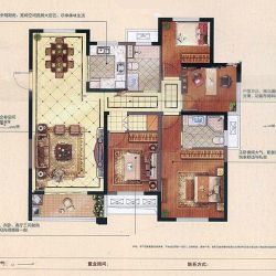 二期142平米户型图 4室2厅2卫