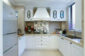 法式厨房设计图 法式厨房装修效果图 厨房吊柜装修效果图 