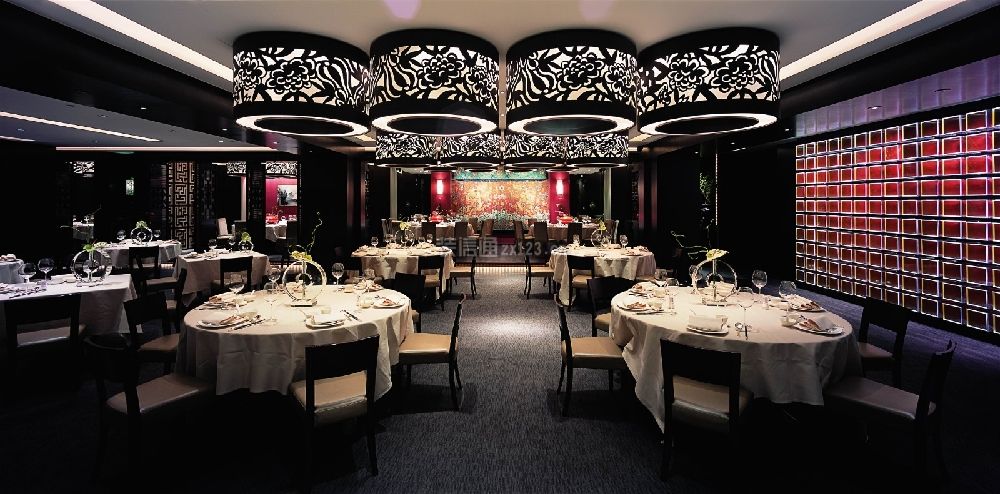 中式餐厅风格效果图 中式餐厅装饰图